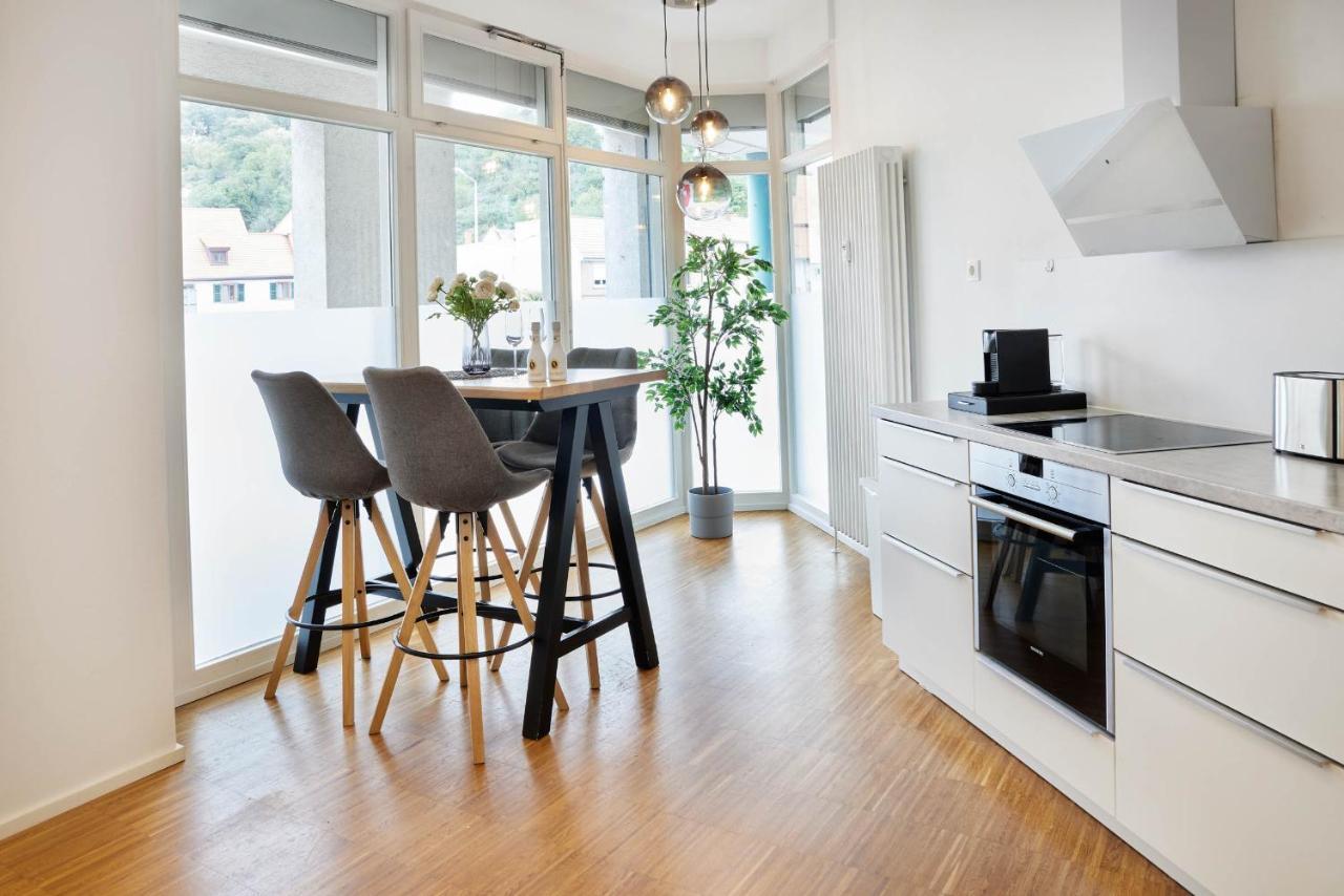 Design City Apartment, Modern, Ebenerdig, Top Lage Weinheim Bagian luar foto